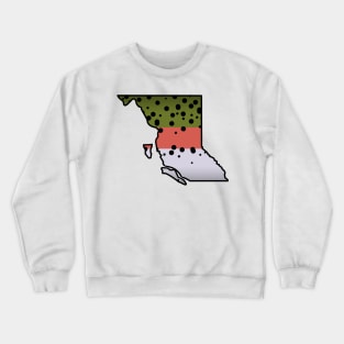 British Columbia Rainbow Trout Crewneck Sweatshirt